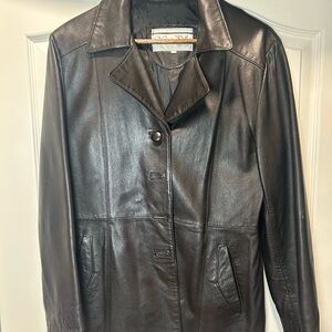 Vera Pelle Black Leather Women's Jacket